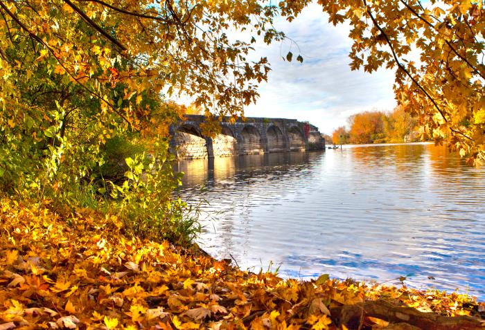 Cayuga County Richmond Aqueducts in fall