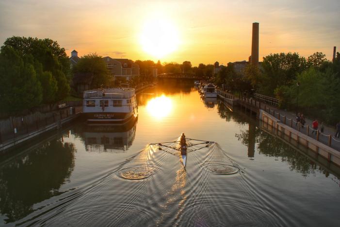 Erie Canal rower