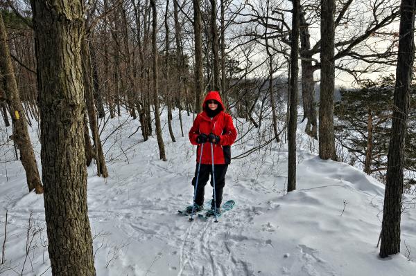 Snowshoeing in Letchworth