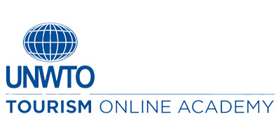 a blue and black logo